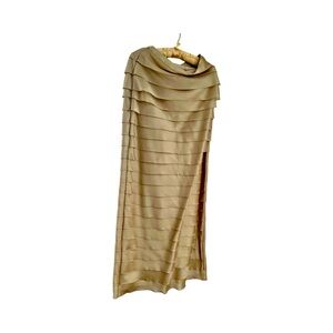 Vintage BNWT Calvin Klein  Tiered Satin Skirt